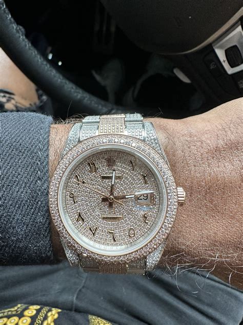 rolex bust down for sale|moissanite bust down rolex.